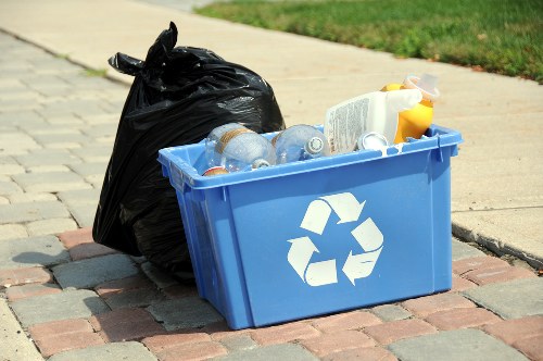 Recycling process in action at Commercial Waste Honor Oak